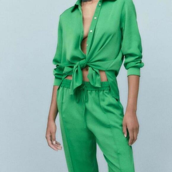 Zara Green Set Size L - Picture 1 of 7